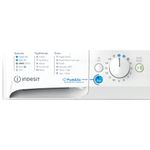 Indesit Washing machine Freestanding BWA 81496X WV UK White Front loader A Program