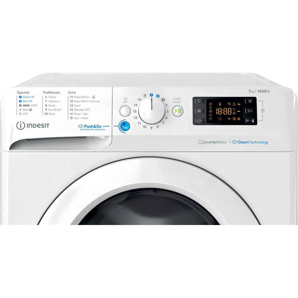 Freestanding Washing Machine Indesit BWE 71496X WV UK - BWE 71496X WV UK