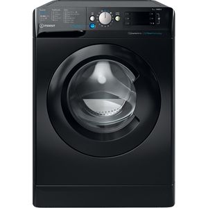 Indesit Push&Go with Steam Washing Machine - Black - 7kg - 1400 RPM - BWE 71496X KV UK