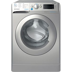 Indesit Push&Go with Steam Washing Machine - Silver - 8kg - 1400 RPM - BWE 81496X SV UK