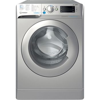 Indesit Washing machine Freestanding BWE 81496X SV UK Silver Front loader A Frontal