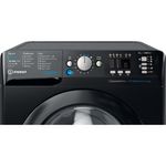 Indesit Washing machine Freestanding BWA 81496X KV UK Black Front loader A Control panel