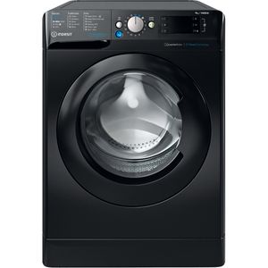 Indesit Push&Go with Steam Washing Machine - Black - 9kg - 1400 RPM - BWE 91496X KV UK