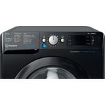 Indesit Washing machine Freestanding BWE 91496X KV UK Black Front loader A Control panel