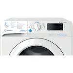 Indesit Washer dryer Freestanding BDE 86436 WV UK White Front loader Control panel