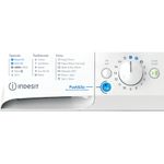 Indesit Washer dryer Freestanding BDE 86436 WV UK White Front loader Program