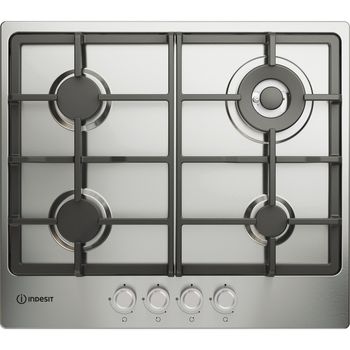 Indesit-HOB-THP-641-W-IX-I-Inox-GAS-Frontal