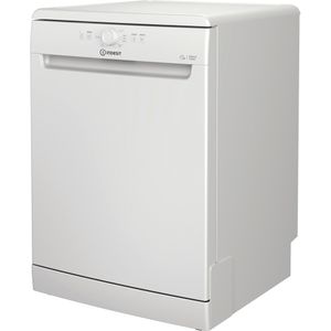 Indesit Push&Go Full Size Freestanding Dishwasher - White - 14 Place Settings - E Rated - D2F HK26 UK