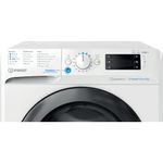 Indesit Washer dryer Freestanding BDE 96436 WKV UK White Front loader Control panel