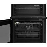 Indesit Double Cooker IT60V9KMB/UK Black A Frontal open