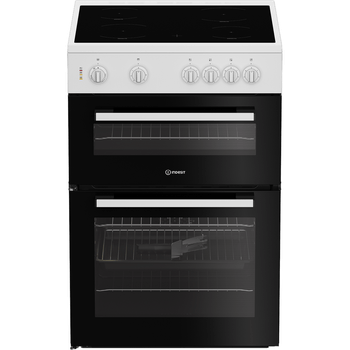 Indesit Double Cooker IT60V9KMW/UK White A Frontal