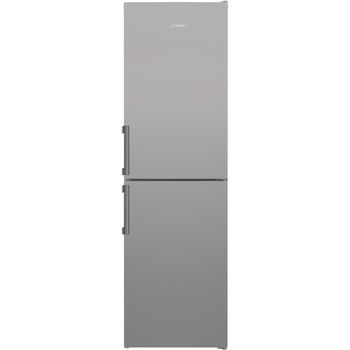Indesit-Fridge-Freezer-Freestanding-IKNH-1261-S4UK-Silver-2-doors-Frontal