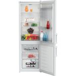 Indesit Fridge Freezer Freestanding IKNS 1261 W4UK White 2 doors Lifestyle frontal open
