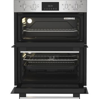 Indesit Double oven DUI 10D IX Inox B Frontal open