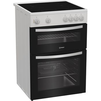 Indesit Double Cooker ITE6VMW White A Perspective