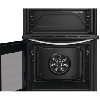 Indesit Double Cooker IDE6VMW White A Frontal open