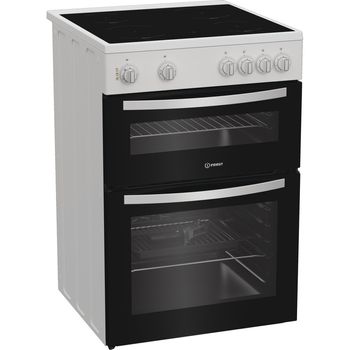 Indesit Double Cooker IDE6VMW White A Perspective