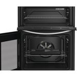 Indesit Double Cooker IDE6VMW White A Lifestyle frontal open