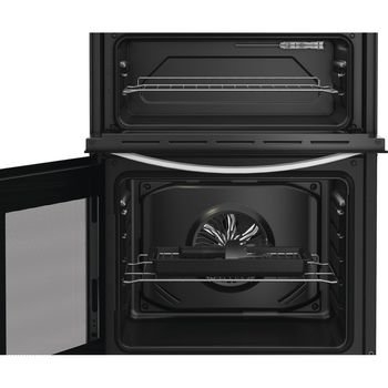 Indesit Double Cooker IDE6VMW White A Lifestyle frontal open