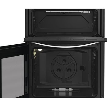 Indesit Double Cooker ITG6GW White A+ Frontal open