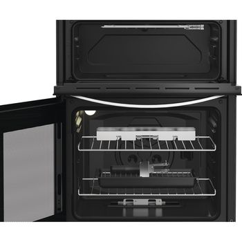 Indesit Double Cooker ITG6GW White A+ Lifestyle frontal open
