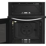 Indesit Double Cooker IDG6GW White A+ Frontal open