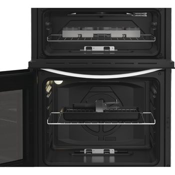 Indesit Double Cooker IDG6GW White A+ Lifestyle frontal open