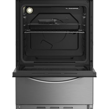 Indesit Cooker I5G3PMX Inox GAS Lifestyle frontal open