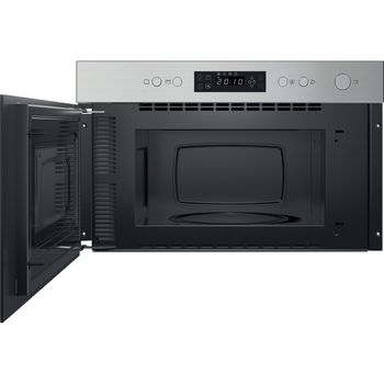 Indesit-Microwave-Built-in-IM-K12-XUK-Stainless-steel-Electronic-22-MW-Grill-function-750-Frontal-open