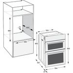 Indesit-Double-oven-DII-10D-B-Black-A-Technical-drawing