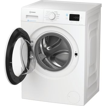 Indesit Washing machine Freestanding IP 846 PUSH&GO UK White Front loader A Perspective open