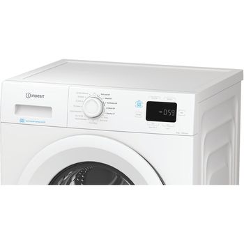 Indesit Washing machine Freestanding IP 846 PUSH&GO UK White Front loader A Lifestyle control panel