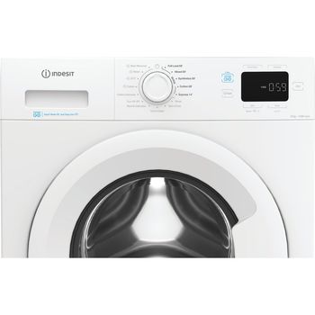 Indesit Washing machine Freestanding IP 846 PUSH&GO UK White Front loader A Control panel