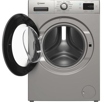 Indesit Washing machine Freestanding IP 846S PUSH&GO UK Silver Front loader A Frontal open