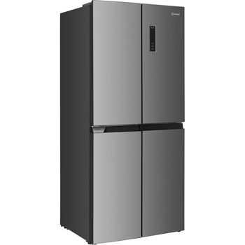 Indesit Side-by-Side Freestanding INGF 6421 XP4UK Inox Perspective