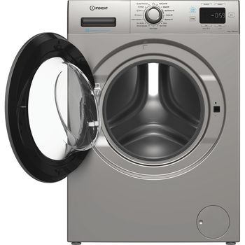 Indesit-Washing-machine-Freestanding-IP-946S-PUSH-GO-UK-Silver-Front-loader-A-Frontal-open