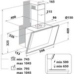 Indesit-HOOD-Built-in-IHVP-65F-LM-K-Black-Freestanding-Electronic-Technical-drawing