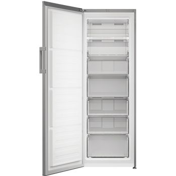 Indesit-Freezer-Freestanding-MFINF-1292-S4UK-New-Silver-–-ARC-1035-Frontal-open