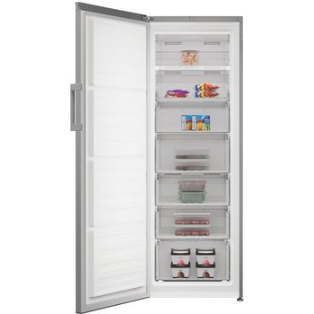 Indesit-Freezer-Freestanding-MFINF-1292-S4UK-New-Silver-–-ARC-1035-Lifestyle-frontal-open