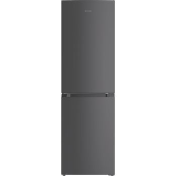 Indesit Fridge Freezer Freestanding INKS 3251 XR4UK Inox-Black 2 doors Frontal