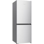 Indesit Fridge Freezer Freestanding INKS 1201 S4UK Silver 2 doors Perspective